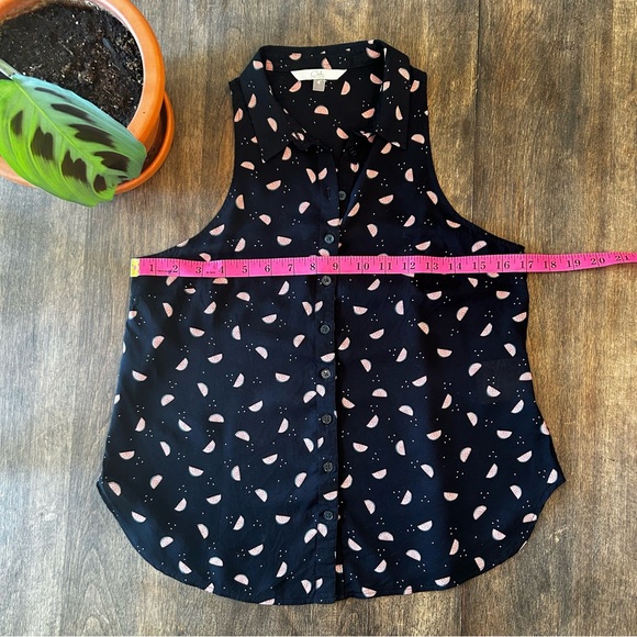 Ckh CLOCKHOUSE C&A | Women’s sleevless button down shirt | Size 4 - Picture 5 of 8